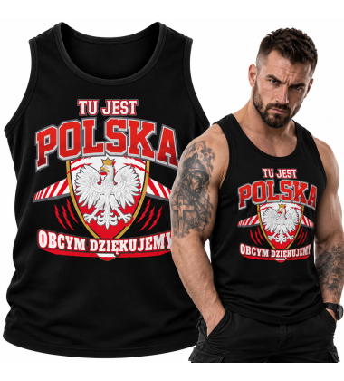 TANK TOP PATRIOTYCZNI TU JEST POLSKA